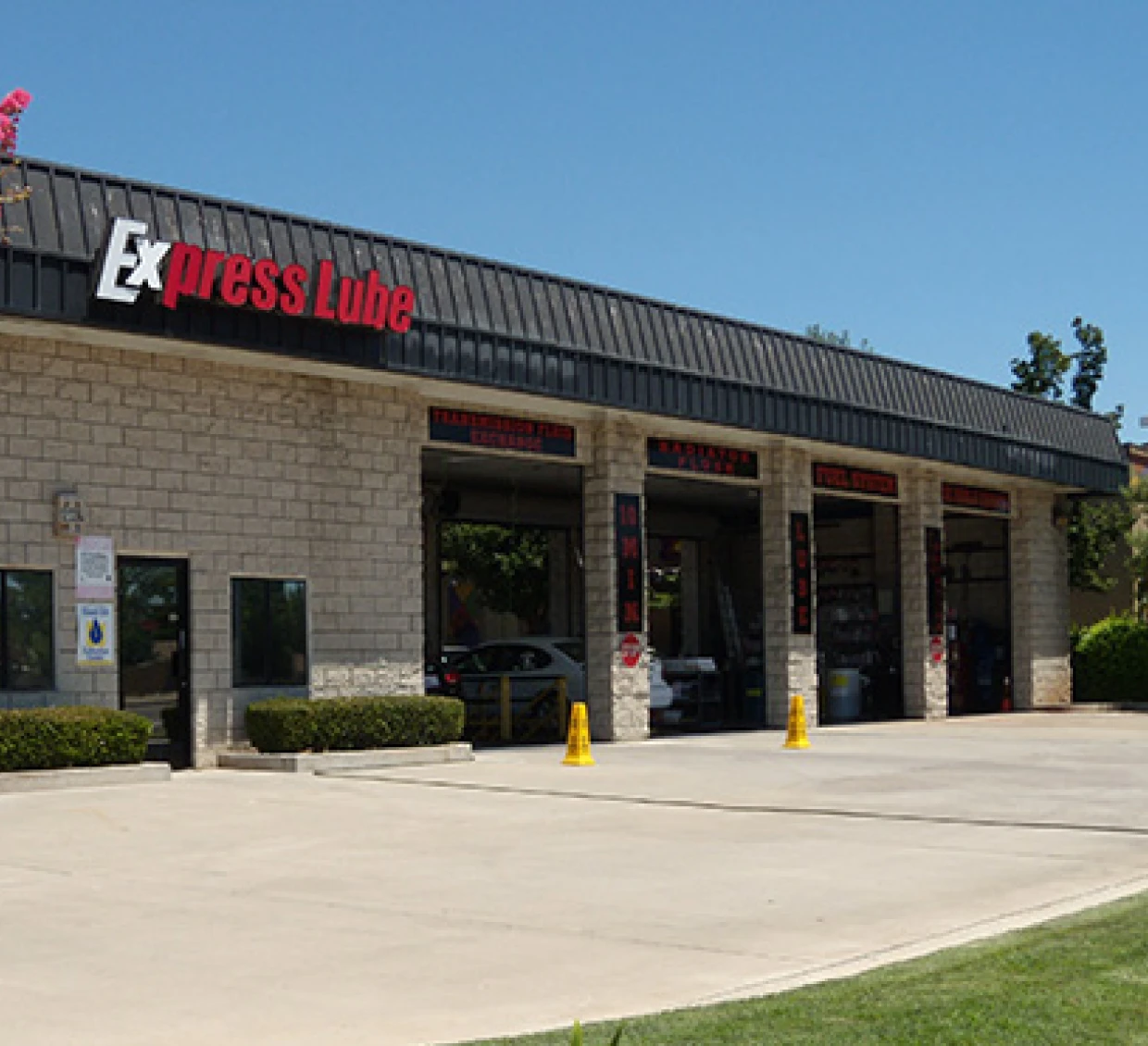 Auto service center exterior
